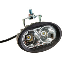 Светодиодная фара SKYWAY OFF ROAD овальная 12V/24V 20W 6000К, дальний свет S07201050