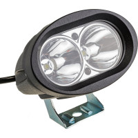 Светодиодная фара SKYWAY OFF ROAD овальная 12V/24V 20W 6000К, дальний свет S07201050