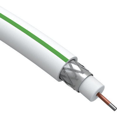 Коаксиальный кабель ЭРА SAT 703 B,75 Ом, CCS/, PVC, цвет белый Б0044608