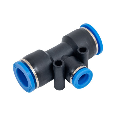 Тройник цанговый T-образный соединительный (12-12-8 мм) SHPI PGT 1208