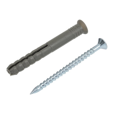 Дюбель-гвоздь Стройметиз 8х60 пот.манжета, 75 шт ведро 2430046