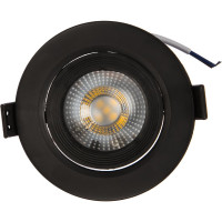 Светодиодный светильник ЭРА KL LED 22A-5 4K BK круглый поворотн LED SMD 5W 4000K Б0039687