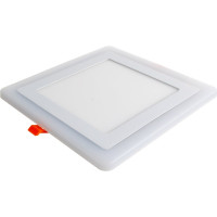 Встраиваемый светильник Smartbuy LED квадрат с подсветкой DLB 13w, 3000K+B, IP20 SBLSq-DLB-13-3K-B