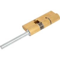 Цилиндровый механизм под вертушку CISA дл. шток ASIX OE307-90.00 80 мм/45+10+25, ЛАТУНЬ 23919