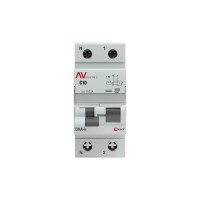 Дифференциальный автомат EKF AVERES DVA-6, 1P+N, 10А (C), 30мА (A) 6кА rcbo6-1pn-10C-30-a-av