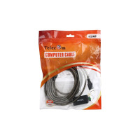 Удлинительный активный кабель Telecom USB2.0-repeater, Am--Af, 5м TUS7049-5M