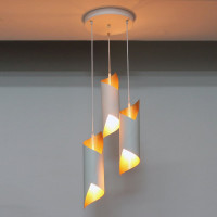 Светильник Элетех Маэстро 231 НСБ 01-3х60-138 Е27 белый золотой 1005404231