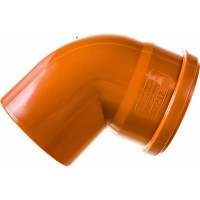 Отвод наружной канализации RTP 110 мм, 67 градусов 36654