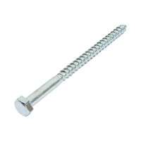 Сантехнический болт Стройбат DIN 571 8x120 белый цинк 20 шт 007341