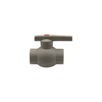 Шаровой кран VRT 25, ручка, PP-R EVER plast, серый 538455