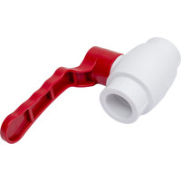 Шаровой кран Blue Ocean полипропиленовый (шар - PPSU) для агрессивных сред - 25 PPRF/BV/PPR/HW-2(W)-25