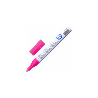 Лаковый маркер-краска BRAUBERG EXTRA paint marker 4 мм, розовый, улучшенная нитрооснова 151986