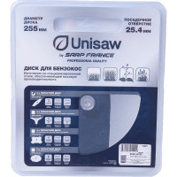 Диск 2T Unisaw 255 мм Professional Quality SPRO-05102