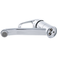 Одноручный смеситель для умывальника Decoroom с поворотным изливом DR21012