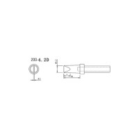 Насадка паяльная QUICK QSS200-T-4,2D