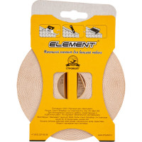 Кромочная меламиновая лента с клеем ELEMENT 19 мм, дуб белый, 20 м 575370