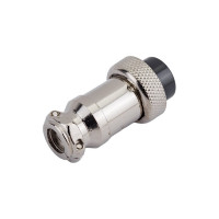 Разъем MIC16 4P гнездо Pro Legend металл на кабель, PL2202