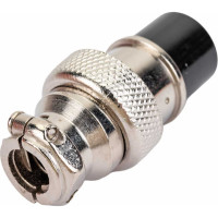 Разъем MIC16 3P гнездо Pro Legend металл на кабель, PL2201