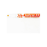 Маркер-краска BOHRER 2-4 мм, белый, круглый, нитро-основа, 12 шт .41333412