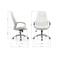 Компьютерное кресло Woodville aragon белое 1738