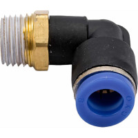 Фитинг Г- образный трубка 8 мм, резьба наружная 1/4" Pegas pneumatic 5902