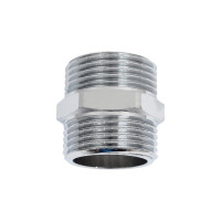 Латунный ниппель AV Engineering наружная-наружная, 1", хром AVE303006