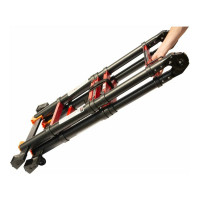 Телескопическая лестница-стремянка WORKY BLACK 2.4м/4.8м, 6+6 ступеней серия PROARD151380