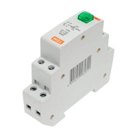 Кнопочный выключатель c фиксацией и индикацией TDM ELECTRIC ВК-47M 1НО;1НЗ зеленый SQ0214-0017