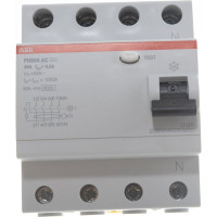 Выключатель дифференциального тока ABB 4 модуля FH204 AC-25/0,3 2CSF204003R3250