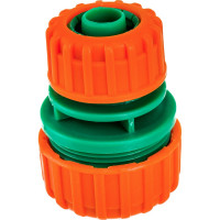 Соединитель переходник на шланги 3/4" и 1/2" FLO 89234