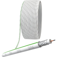 Коаксиальный кабель ЭРА SAT 703 B,75 Ом, CCS/, PVC, цвет белый Б0044608