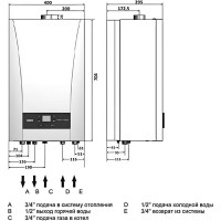 Газовый настенный котел Baxi ECO NOVA 24F, белый 100021428