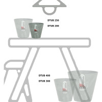 Кашпо для цветов Prosperplast Tubus Beton 28.5 л DTUB400B-422U