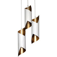 Светильник Элетех Маэстро 231 НСБ 01-3х60-138 Е27 белый золотой 1005404231