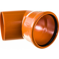 Отвод наружной канализации RTP 110 мм, 67 градусов 36654