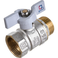 Шаровой кран для воды СТМ СТАНДАРТ 3/4", г/ш, бабочка CWFMB034