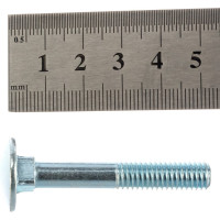Мебельный болт Element DIN 603 8x50 белый цинк 20 шт 102770