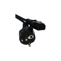 Кабель компьютер-розетка Telecom 220V, 5.0м, европейский стандарт TP021-5.0-BK
