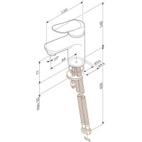 Смеситель для умывальника AM.PM Sunny хром F85C02100