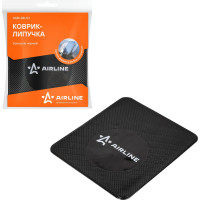 Коврик липучка Airline чёрный большой 138x160 мм ASM-BB-03