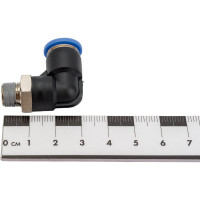 Фитинг цанговый угловой с наружной резьбой 1/8M для трубки диаметром 8 мм SHPI PL 08-R01