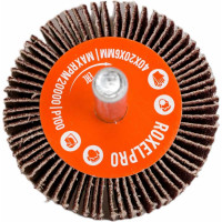 Щетка лепестковая абразивная ROXTOP на шпинделе (40х20х6 мм; Р100) RoxelPro 133427