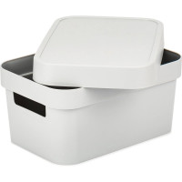 Коробка CURVER INFINITY с крышкой, 4.5 л, серая 04746-099-00