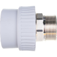 Муфта RTP PN25 комбинированная, наружная резьба, D50х1 1/2 мм под ключ 10669