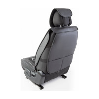 Каркасные накидки на передние сиденья CarPerformance 2 шт., экокожа CUS-2092 BK/GY