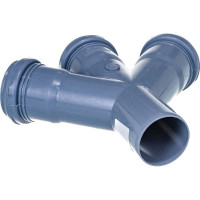 Канализационная крестовина АТЛАС ПЛАСТ 45 градусов, DN 50х50х50 SCE045000050