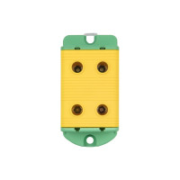 Силовая вводная двойная клемма EKF КСВ, 16-95 желто-зеленая PROxima plc-kvs2-16-95-y-green