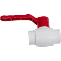 Шаровой кран Blue Ocean полипропиленовый (шар - PPSU) для агрессивных сред - 25 PPRF/BV/PPR/HW-2(W)-25