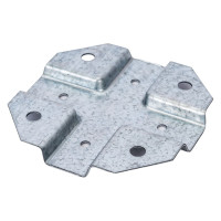Краб-система Конструкция Нова Х-образный, оцинк, 20x20 мм, 20 шт. 2947690
