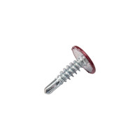 Саморез крепежная техника прессшайба, красное вино, 4,2x16 ral 3005, сверло, 50 шт. 10682